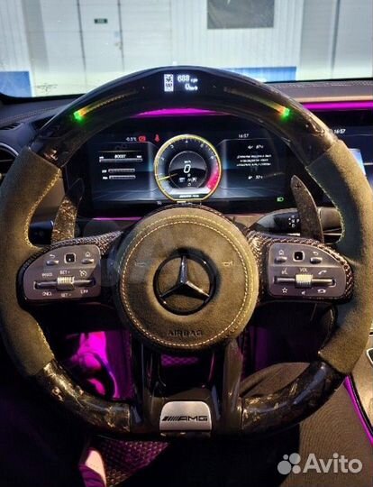 Руль Mercedes Amg (2018+) с тахометром