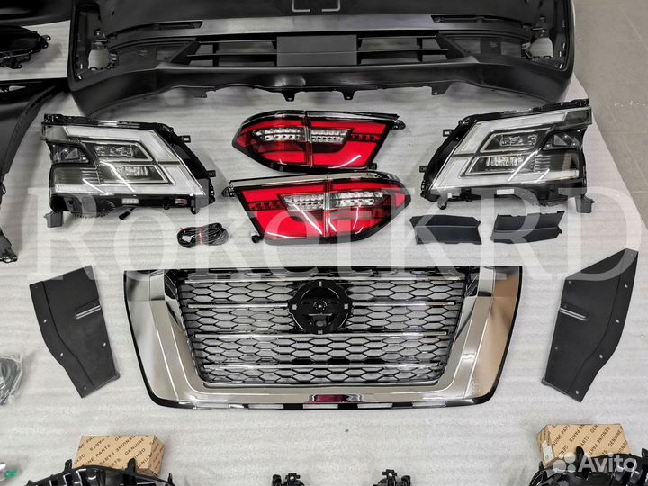 Рестайлинг Nissan Patrol Y62 2010+ в 2020 J7690