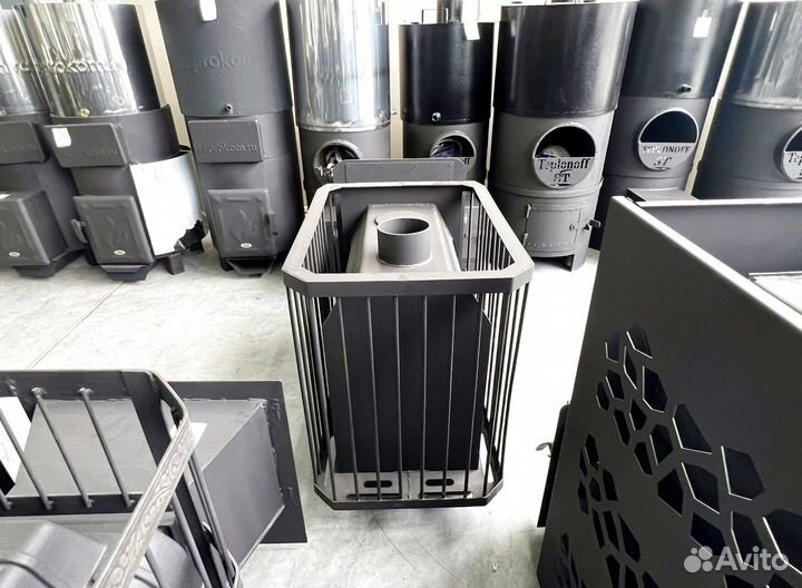 Печь для бани банная печь Barrel 18