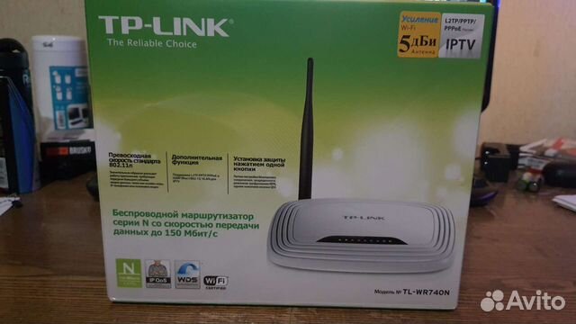 Wi-Fi роутер TP-link TL-WR740N