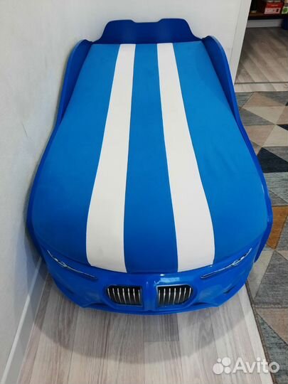 Детская кровать машина с подсветкой