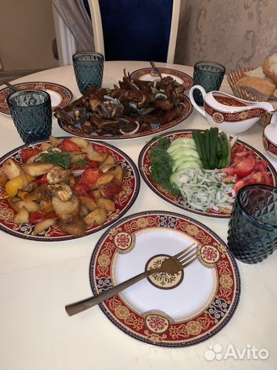 Сервиз столовый с чайным