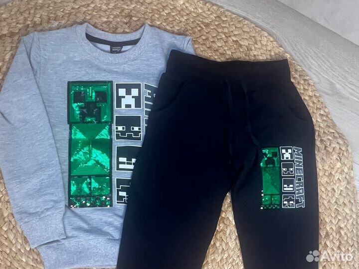 Костюм для мальчика 104-152 новый Майнкрафт