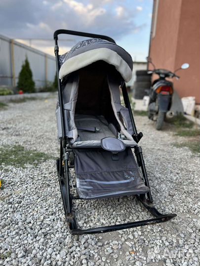 Детские санки коляска