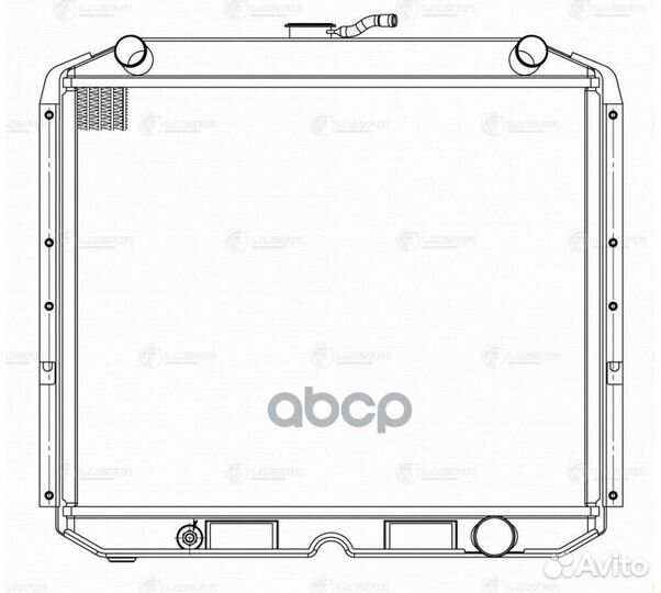 Радиатор охл. для а/м Урал 4320/5323 с двиг. ям