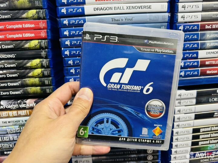 Grand turismo 6 ps3 диск