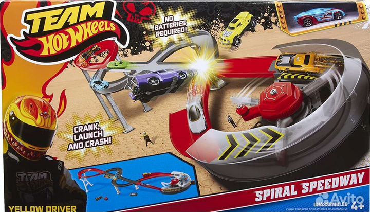Hot Wheels Team Spiral Speedway от Mattel
