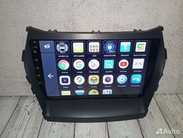 Магнитола Hyundai Santa Fe 3 на Android IPS экран