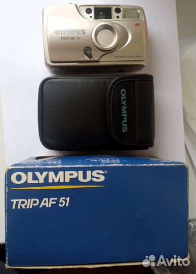 Пленочный фотоаппарат Olympus trip AF 51 рабочий
