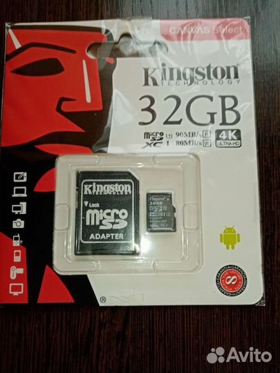 Карта памяти micro sd 32 гб