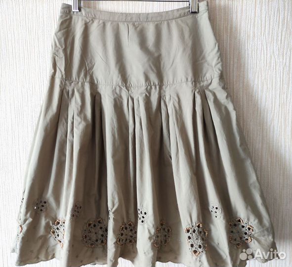 Юбка в бохо стиле с вышивкой 44 размер