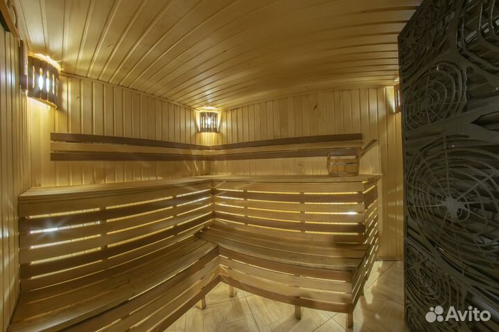 Русская баня на дровах с купелью