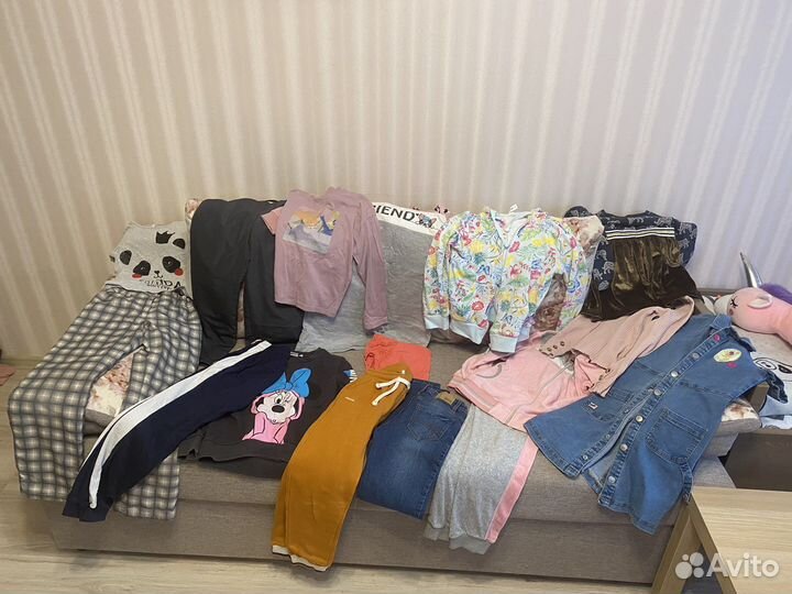 Вещи для девочки пакетом(128-134)