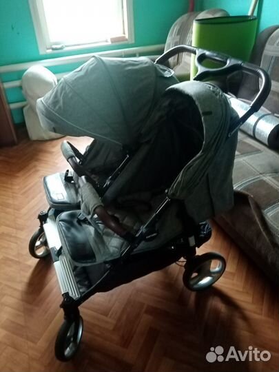 Универсальная коляска для двойни carrello connect