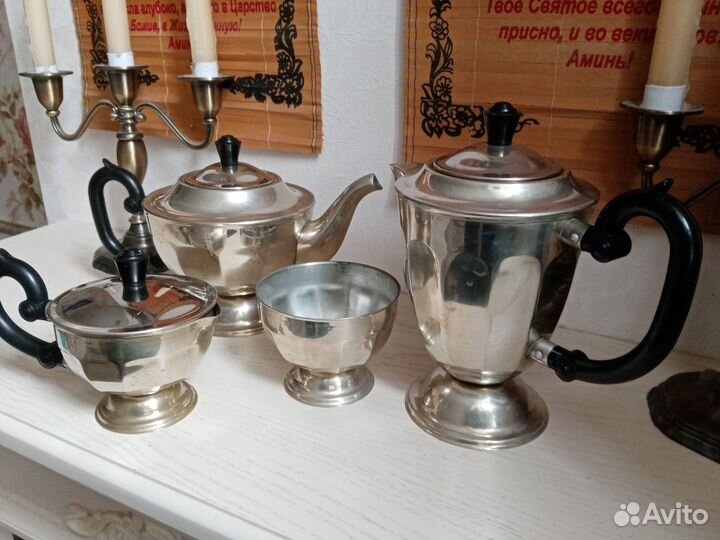 Кофейно - чайный набор из металла