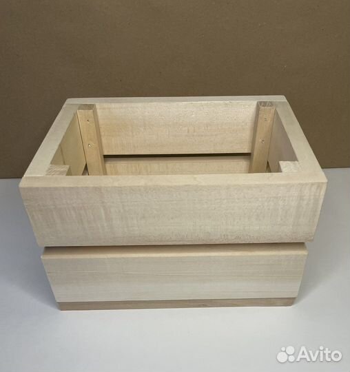 Деревянный ящик для подарков для хранения