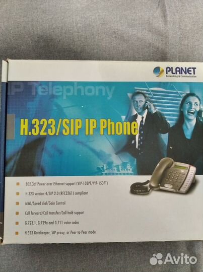 Интернет-телефон H.323/SIP IP Phone, новый, в упак