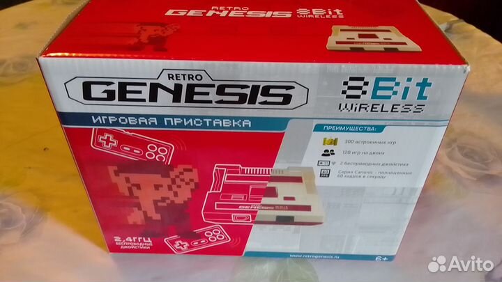 Новая Retro Genesis 8 bit Wireless