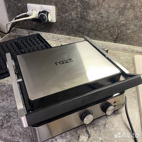 Электрический гриль 2 в 1