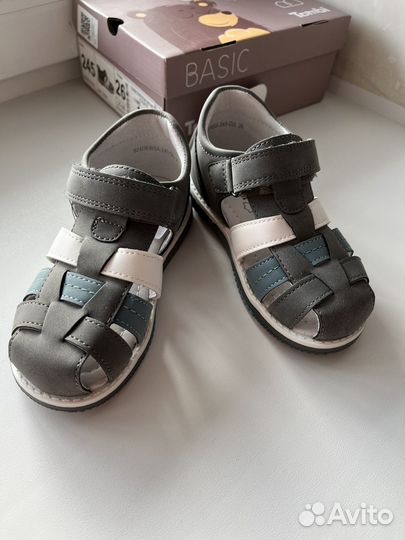 Сандалии для мальчика tombi 26 размер новые