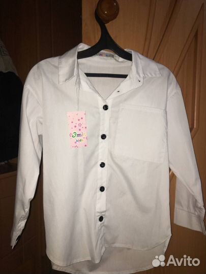 Рубашка белая для девочки