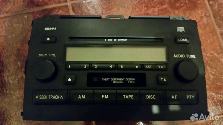 Штатная магнитола Toyota LC120 Prado