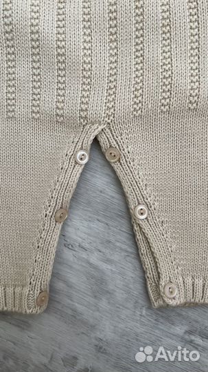 Комбинезон вязаный, костюм для девочки