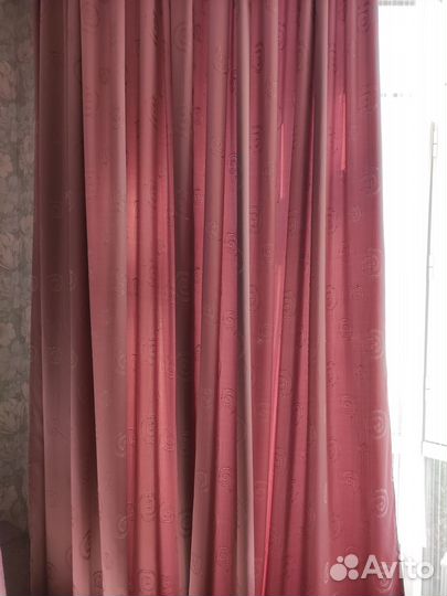 Портьеры на большое окно