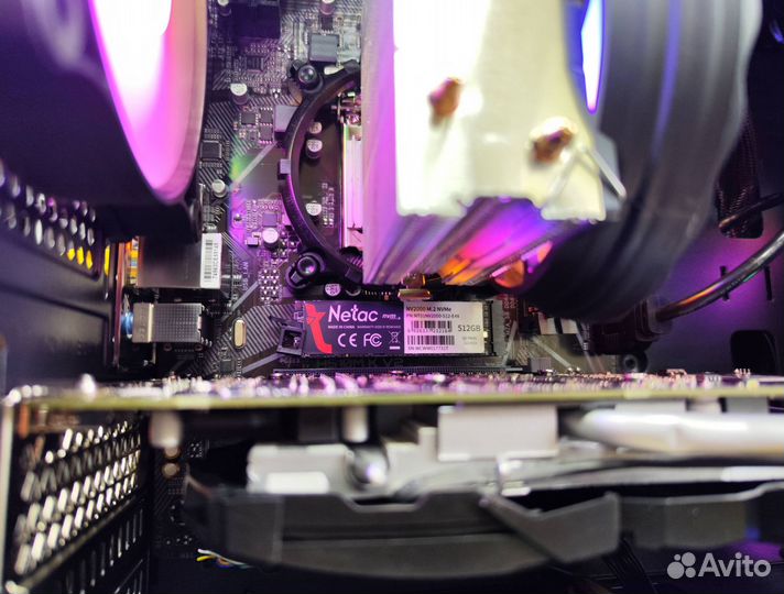 Игровой пк Intel Core i3-10100f/ 8Gb видеокарта