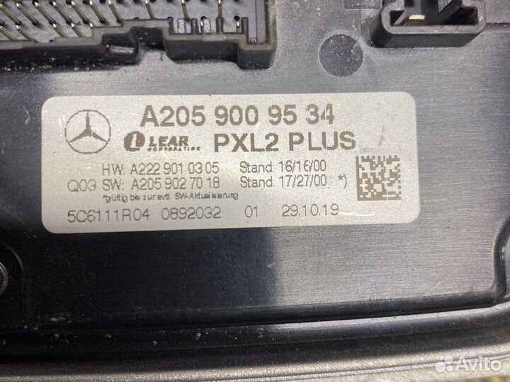 Mercedes блок управления фары