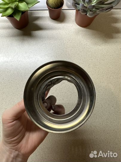 Подстаканник никелированный