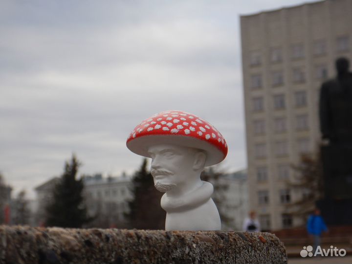 Ленин - Гриб (Декоративная фигурка)