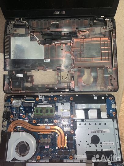 Ноутбук asus на запчасти