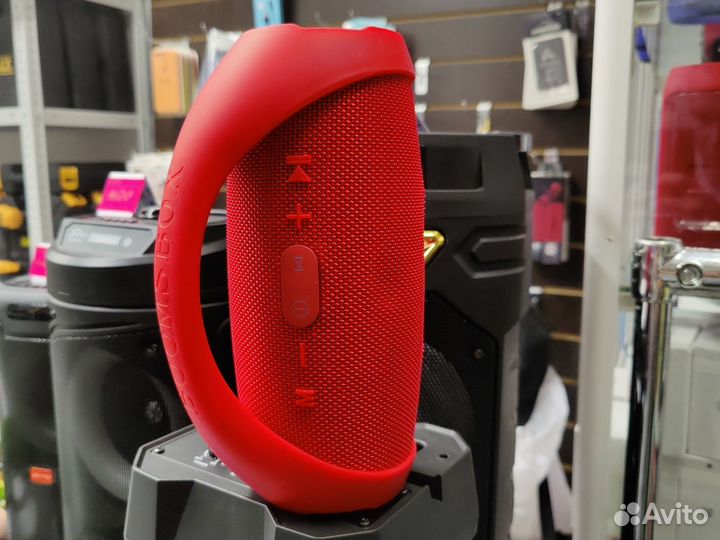 Колонка портативная Boombox mini красная