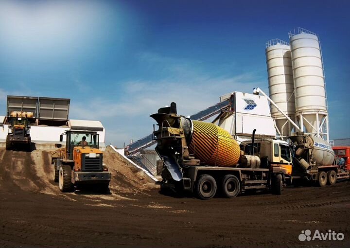 Бетон напрямую от завода. Доставка бетона миксером