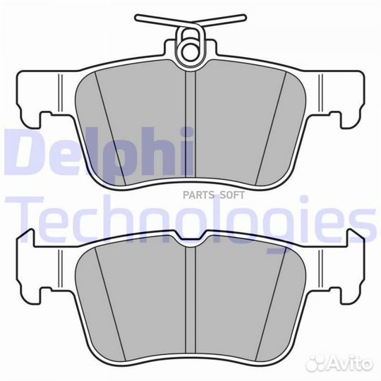 Delphi LP3590 Комплект тормозных колодок