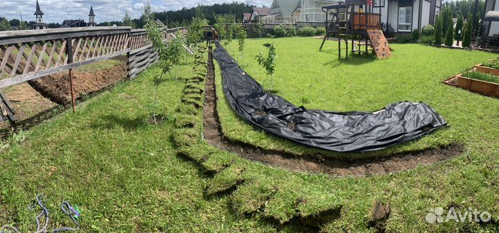 Копка траншей вручную