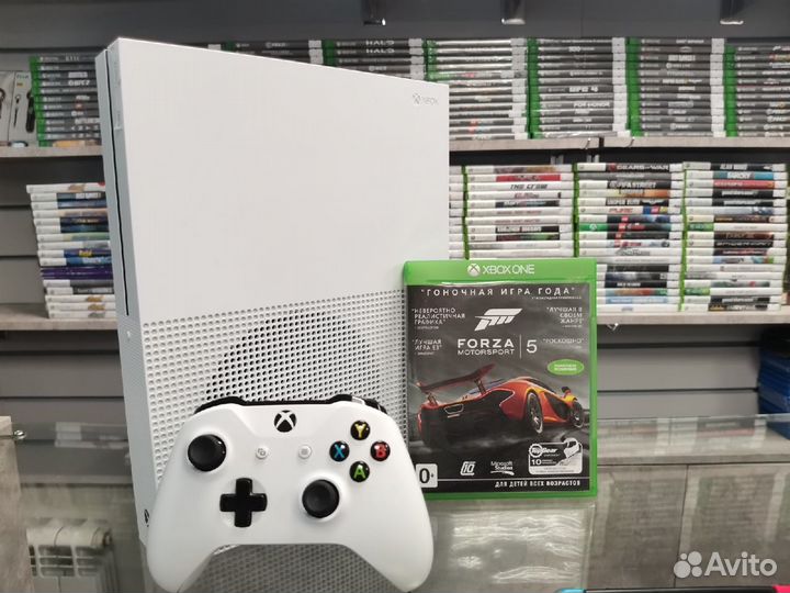 Xbox One S 1tb + Игра Forza Motorsport 5