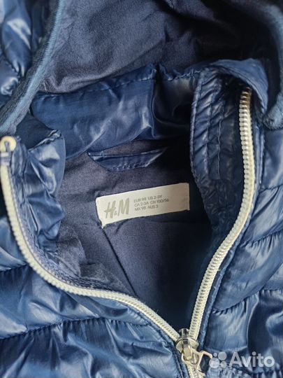 Куртка детская H&M 98 синяя