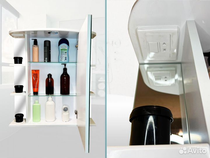 Зеркальный шкаф в ванну