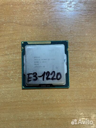 Процессор 1155 Xeon E3-1220 3.1-3.4GHz 4-ядра