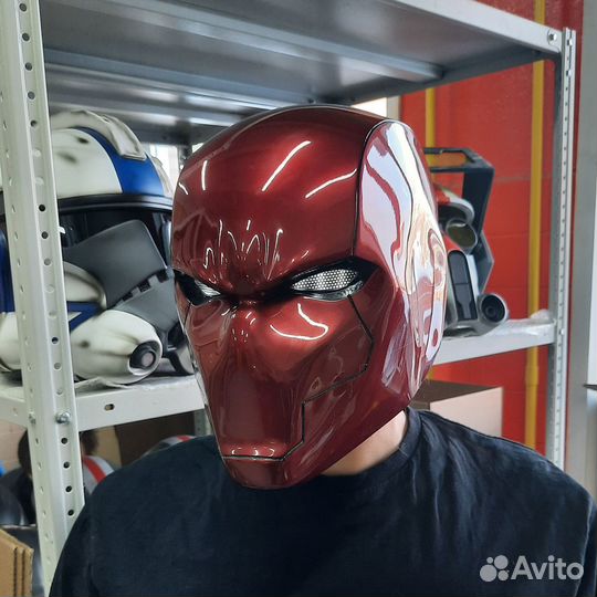 Шлем Красный колпак из вселенной комиксов DC