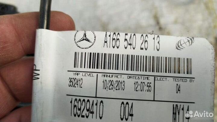 Дисплей информационный Mercedes Ml W166