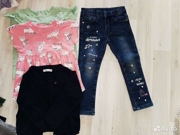 Вещи пакетом на девочку 92 98