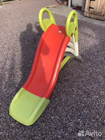 Детская горка пластиковая уличная с поливом