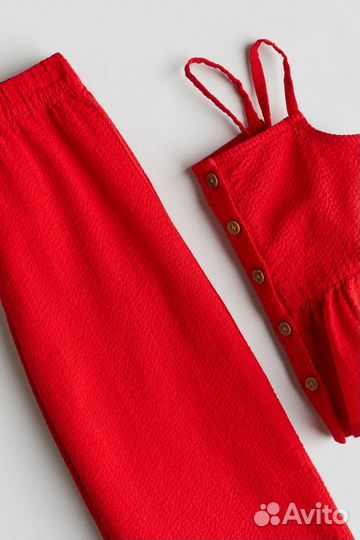 Летний костюм топ брюки hm 104 116 на девочку