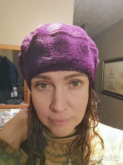 Берет женский альпака