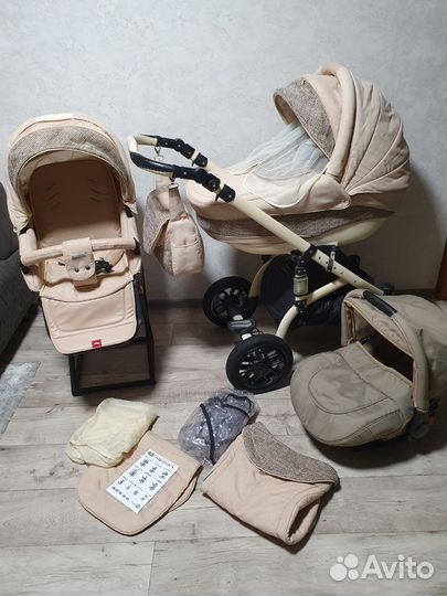 Коляска 3 в 1 Adamex Lara