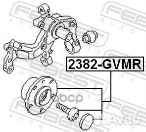 2382-gvmr к-кт подшипника ступ. зад. Audi A3