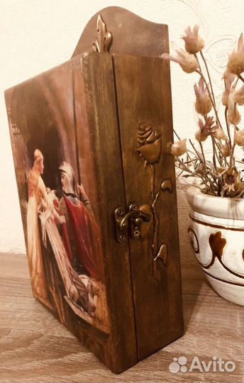 Ключница декупаж